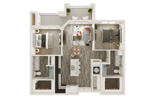 14015 University Pass Studio-2 Beds Apartment for Rent - Photo Gallery 20